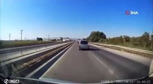 Bursa'da kaçan koyun trafiği alt üst etti!