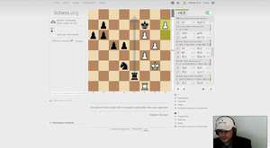 Analize:-Fischer_K_A VS Stokfish 28 Nh7 Rxa2+ 29. Kg3 c4 30. g5 d4 