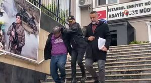 Bursa'da kürekli yumruklu kavga kamerada