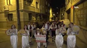 Rumeli geleneği Bursa'da sahura renk kattı