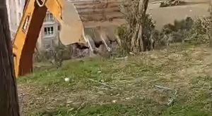 Osmaniye'de Sağanak Yağış Hayatı Felç Etti Yıldırım Kameraya Yansıdı