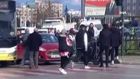 Bursa’da sürücülerin kavgası kamerada!