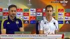 Fenerbahçeli yıldız futbolcu Van Persie ve Teknik direktör Pereira ortak basın toplantısı 