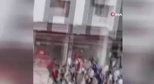 Yıldırım düşme anı böyle yakalandı