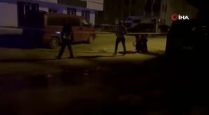Trafikte korna kavgası  kamerada