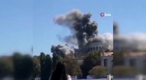 Bursa'daki dev yangına müdahale dronla görüntülendi!