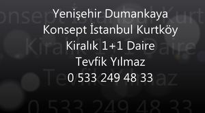 Pendik Yenişehir Dumankaya Konsept Kurtköy Satılık 1+1 Daire Ekim 2018