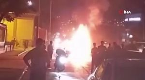 Bursa'da yat limanında korkutan yangın!