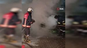 Kontrolden çıkan araç köprüden uçtu