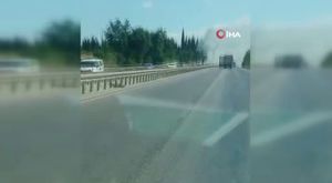 Aracın çarptığı genç kız yaralandı...Kaza anı kamerada