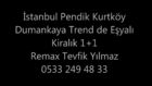 İstanbul Pendik Kurtköy Dumankaya Trend de Eşyalı Kiralık 1+1
