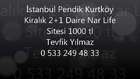 İstanbul Pendik Kurtköy Kiralık 2+1 Daire Nar Life Sitesi