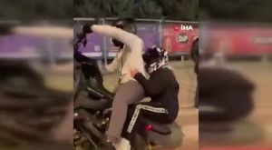 Bursa'da 'yol verme' tartışması kamerada