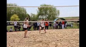 Gölbaşı'nda Okullararası Plaj Volelbol Turnuvası