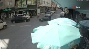 Bursa'da kırmızı ışıkta eğlenceli anlar!