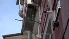 Bursa'daki balkon faciası kamerada