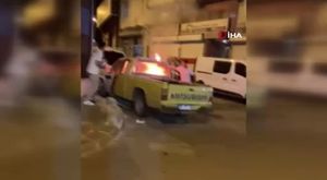 Gece yarısı sokak kavgasında yumruklar konuştu