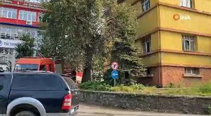Bursa'da kaza anı saniye saniye güvenlik kameralarına yansıdı