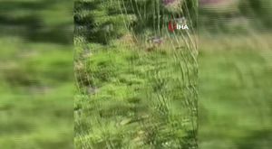 Bursa'da hortum paniği kamerada