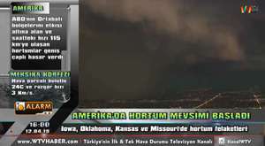 Kanal W-TV ALARM: Amerika'da Hortum Felaketi (Iowa Oklahoma Kansas Missouri) 12.04.2015