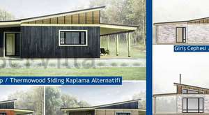 SerVilla Anahtar Teslim Villa Sistemleri / Modern Müstakil Bağ (Çiftlik) Evi Tasarımı 