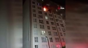 Bursa'da hastane otoparkında korkutan yangın! 