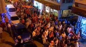Karamürsel'de binlerce kişi terörü lanetledi 