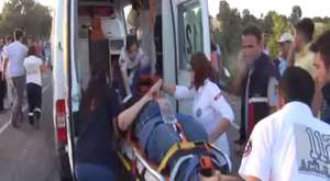 Uşak-İzmir kara yolunda kaza: 2 yaralı 