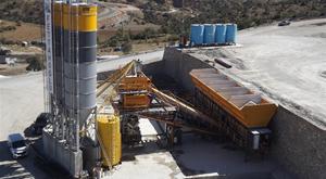 ins machinery skiphoist concrete plant for precast application in Israel. ins makina beton santrali 