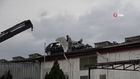 Bursa'da hortum anları güvenlik kamerasına böyle yansıdı