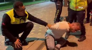Bursa Gemlik’te sel suları yolu kapattı, trafik aksıyor