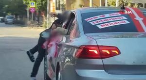 Osmaniye'de Sağanak Yağış Hayatı Felç Etti Yıldırım Kameraya Yansıdı