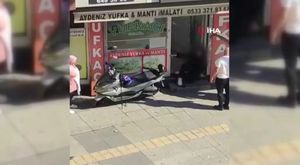 ALIŞVERİŞ MERKEZİNDEKİ RESTORANLARDA MİDE BULANDIRAN GÖRÜNTÜ