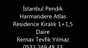 İstanbul Pendik Kurtköy Dumankaya Trend de Eşyalı Kiralık 1+1