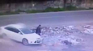 Rize'de Korkunç Kaza Güvenlik Kamerasında İZLE