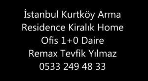 Kurtköy de Satılık Güney Cephe Bahçeli 2+1 kapalı Mutfaklı Daire