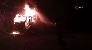 İznik’te çıkan yangın rüzgarın etkisiyle hızla büyüyor