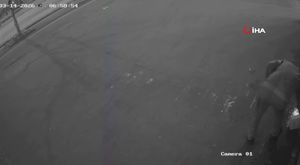 Vitrindeki cep telefonunu böyle çaldı