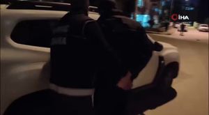 Bursa'da kürekli yumruklu kavga kamerada