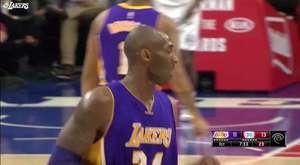 Classic Kobe goes for 31 points tonight in a win against the Wizards.