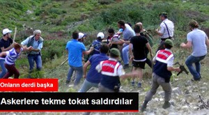 Yol Kesen PKK'lılar vatandaştan ŞOK Tepki