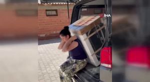 Bursa’da dilencilerin yer kavgası kamerada
