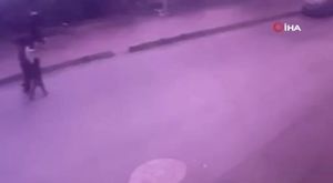 Sürücünün refleksi kazayı böyle önledi