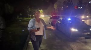 Trafikte sürücülerin kavgası kameraya yansıdı