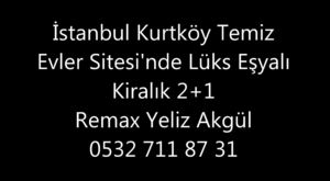 İstanbul Pendik Kurtköy Çamlık Mahallesi Bahar Villalarında Kiralık 4+2 Villa