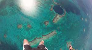 Skydiving İnto The Blue Hole Belize