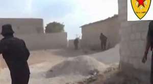 YPG ışid askerini vuruyor