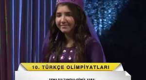 10. Türkçe Olimpiyatları Şarkı yarışması İkincisi Sema Sultanova 