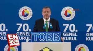 Başbakan Erdoğan'ın TOBB konuşması