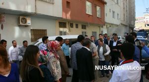 Nusaybin'de kavşak protestosu
